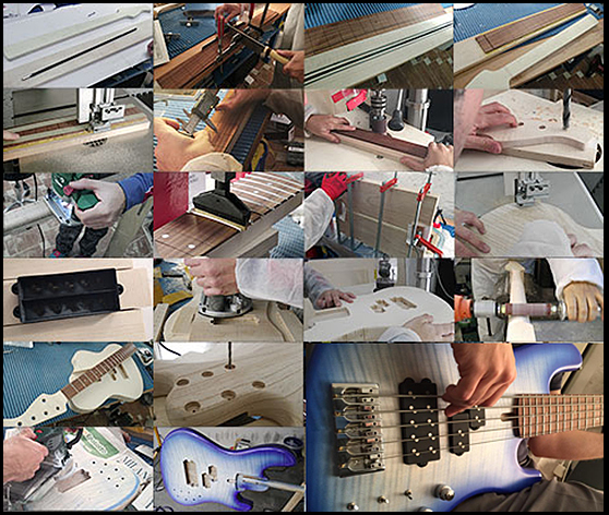 Corso Costruzione Basso Elettrico e Verniciatura